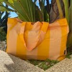 Bolsa playa Mara amarillo claro y amarillo intenso