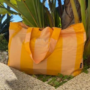 Bolsa playa Mara amarillo claro y amarillo intenso