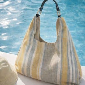 Bolso Andrea amarillo y azul Maxi