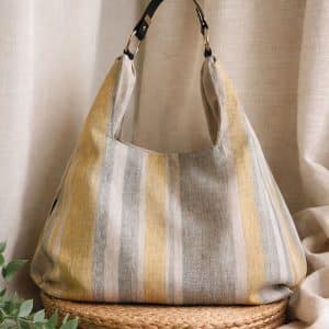 Bolso Andrea amarillo y azul Maxi
