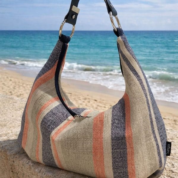 Bolso Andrea rojo y azul Maxi