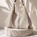 Bolso Andrea verde y marron Maxi
