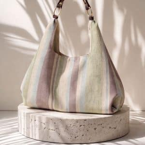 Bolso Andrea verde y marron Maxi