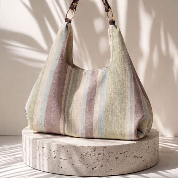 Bolso Andrea verde y marron Maxi