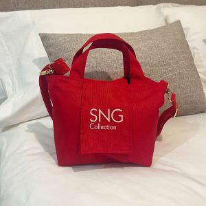 Bolso hecho a mano Suengas Perla S Rojo